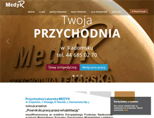 Tablet Screenshot of medyk-radomsko.pl